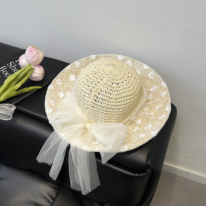 Floral Embellished Sun Hat Kalsten