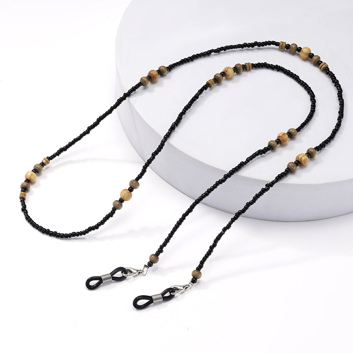 Handmade Wooden Beaded Eyewear Chain kalsten
