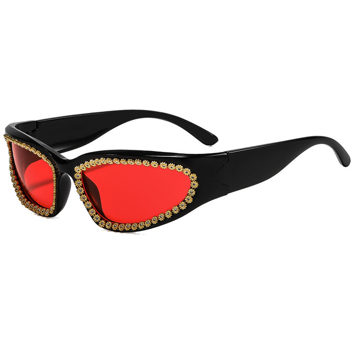 Women’s fashionable sunglasses with glamorous crystal frame Kalsten