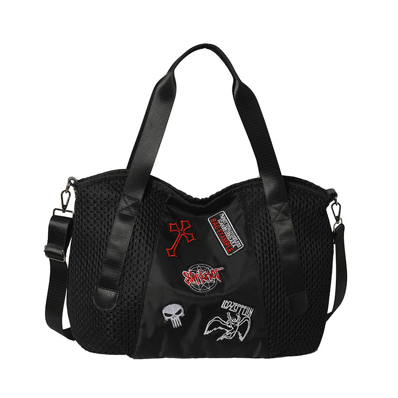 Fashion-Forward Texture-Detail Tote