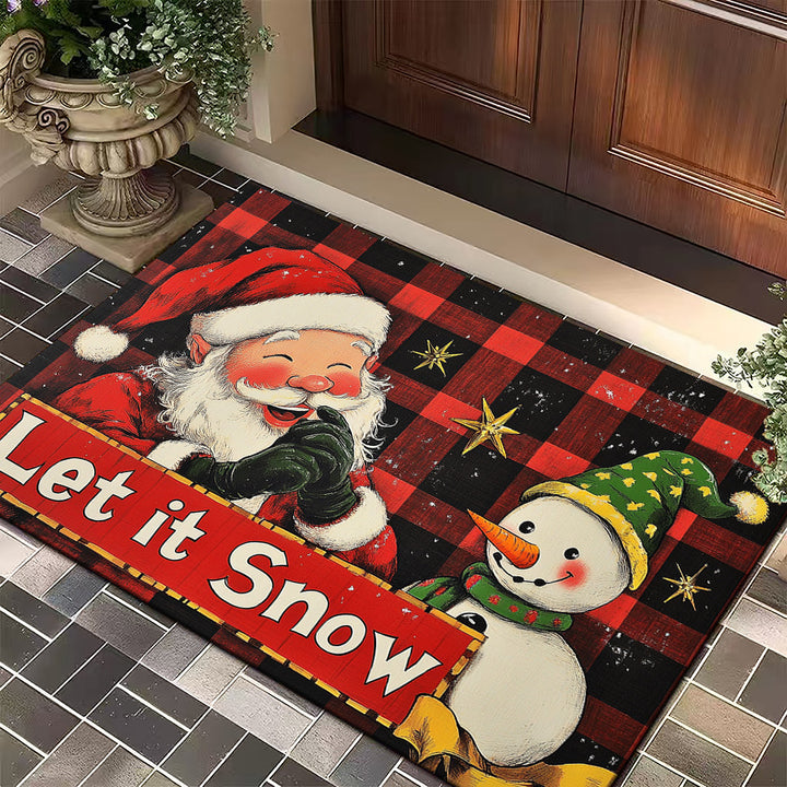 Festive Seasonal Welcome Mat