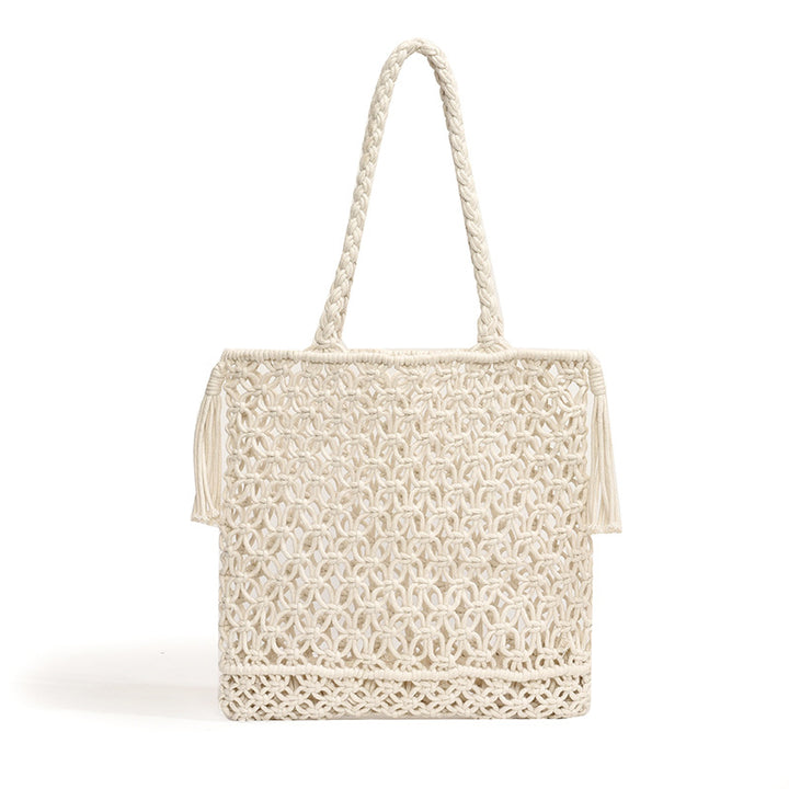 Handcrafted Woven Beach Tote