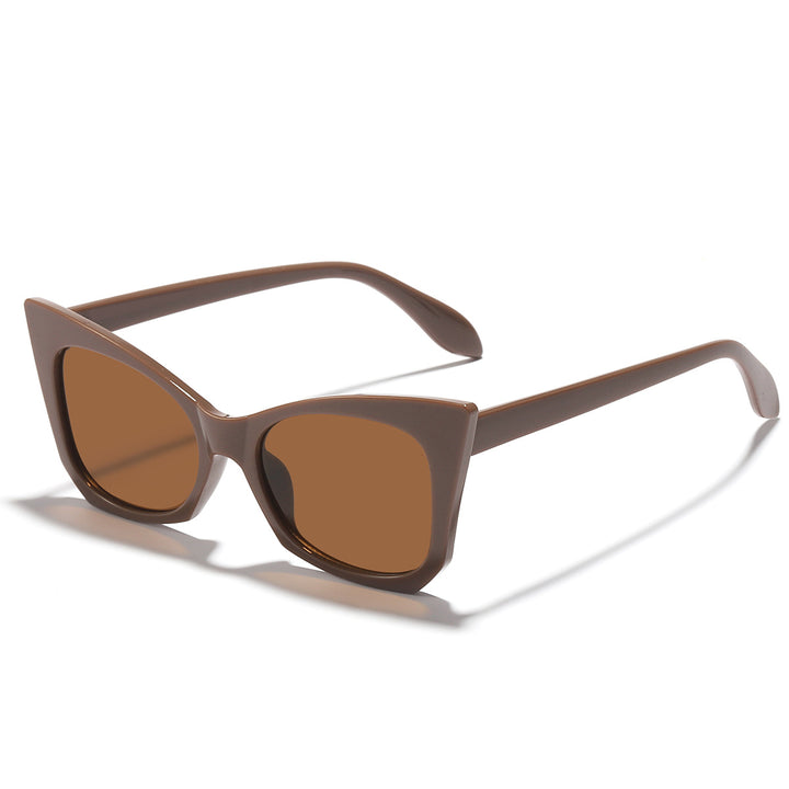 Women's sunglasses in trendy cat-eye design with striking leopard pattern Kalsten