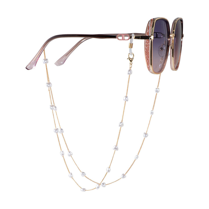 Pearl-Linked Eyewear Holder Kalsten