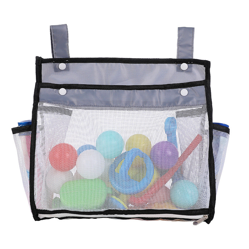 Mesh storage bag with multiple compartments Kalsten