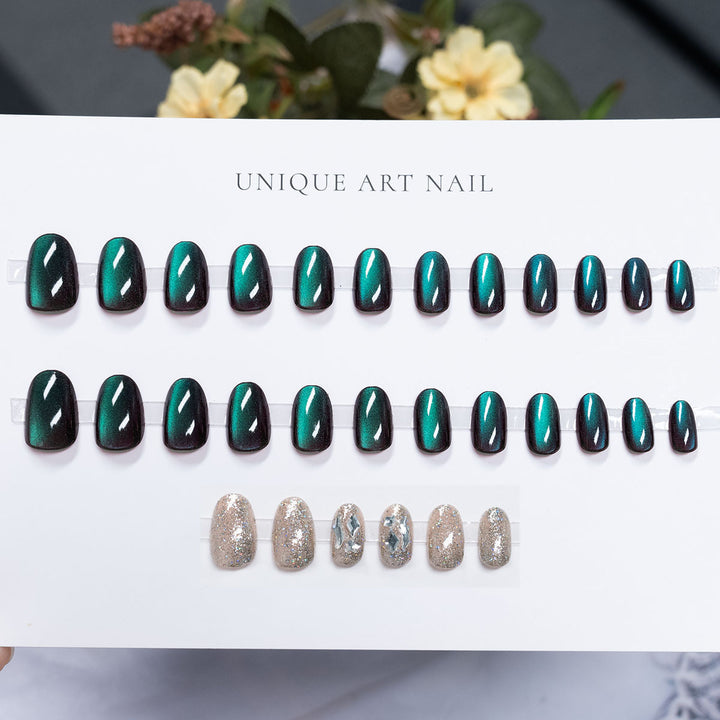 High Shine Press-On Nail Art
