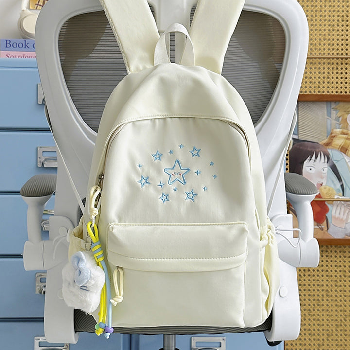 Cute Printed Star-Embellished Backpack Kalsten