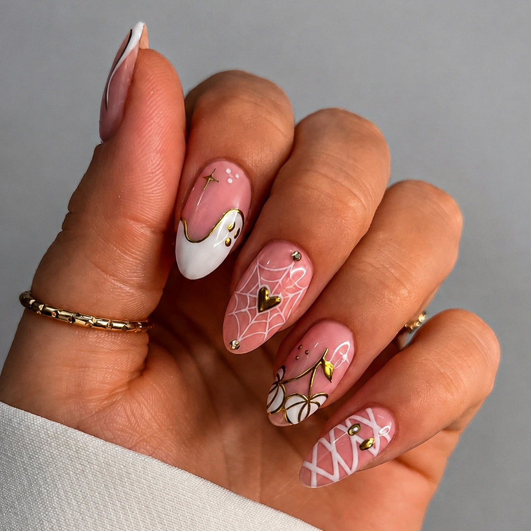 Creative Nail Art Set with Elegant 3D Elements Kalsten
