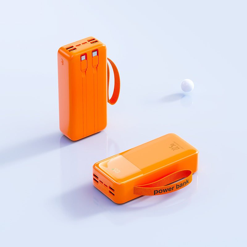 Portable power bank with integrated charging cable and fast charging function Kalsten