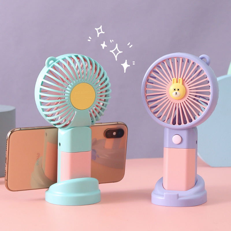 Women's Portable Hand Fan with Pony-Shaped Design Kalsten
