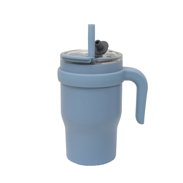 Women's Insulated To-Go Cup with Ergonomic Handle and Flexible Straw Kalsten