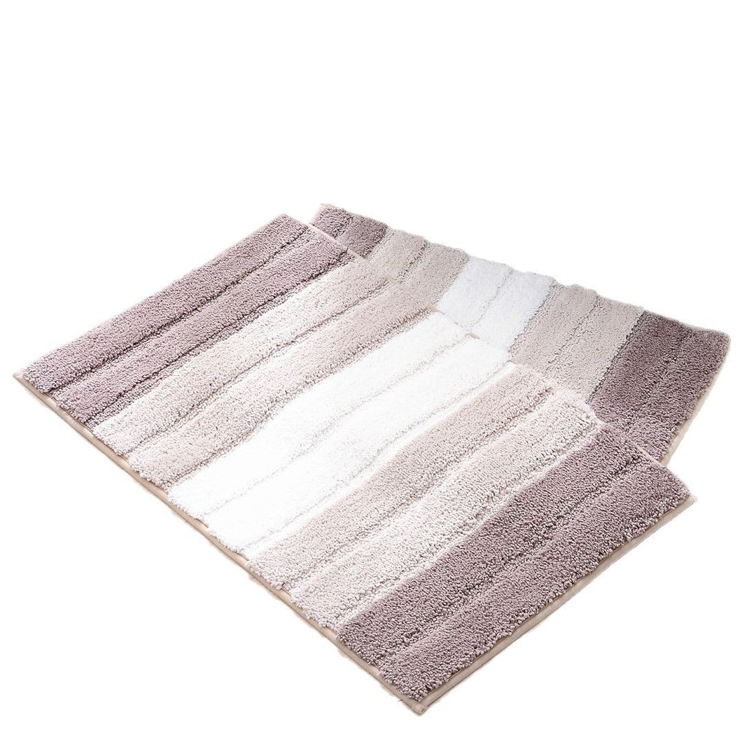 Soft Striped Bathroom Rug Kalsten