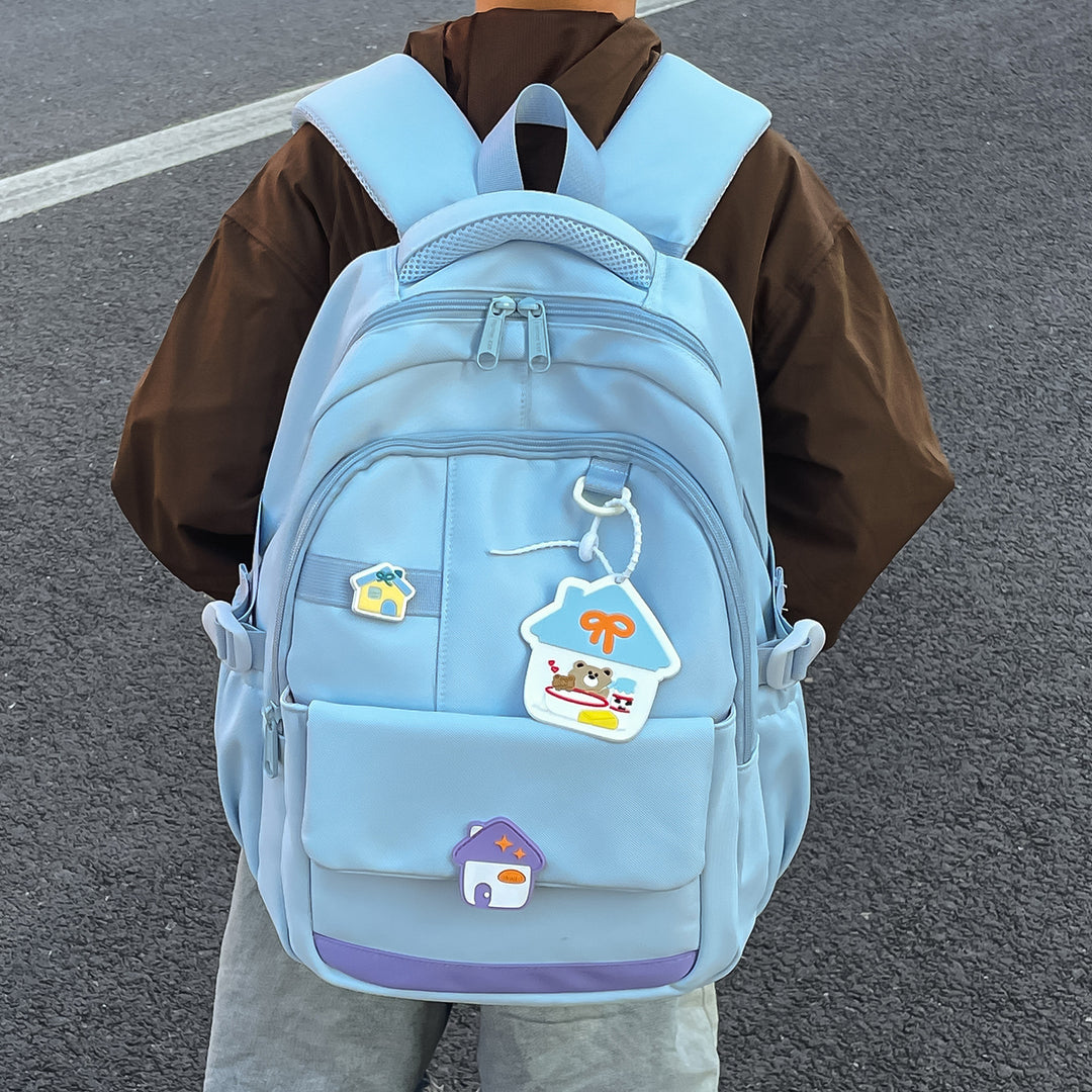 Decorative Multi-Pocket Backpack Kalsten