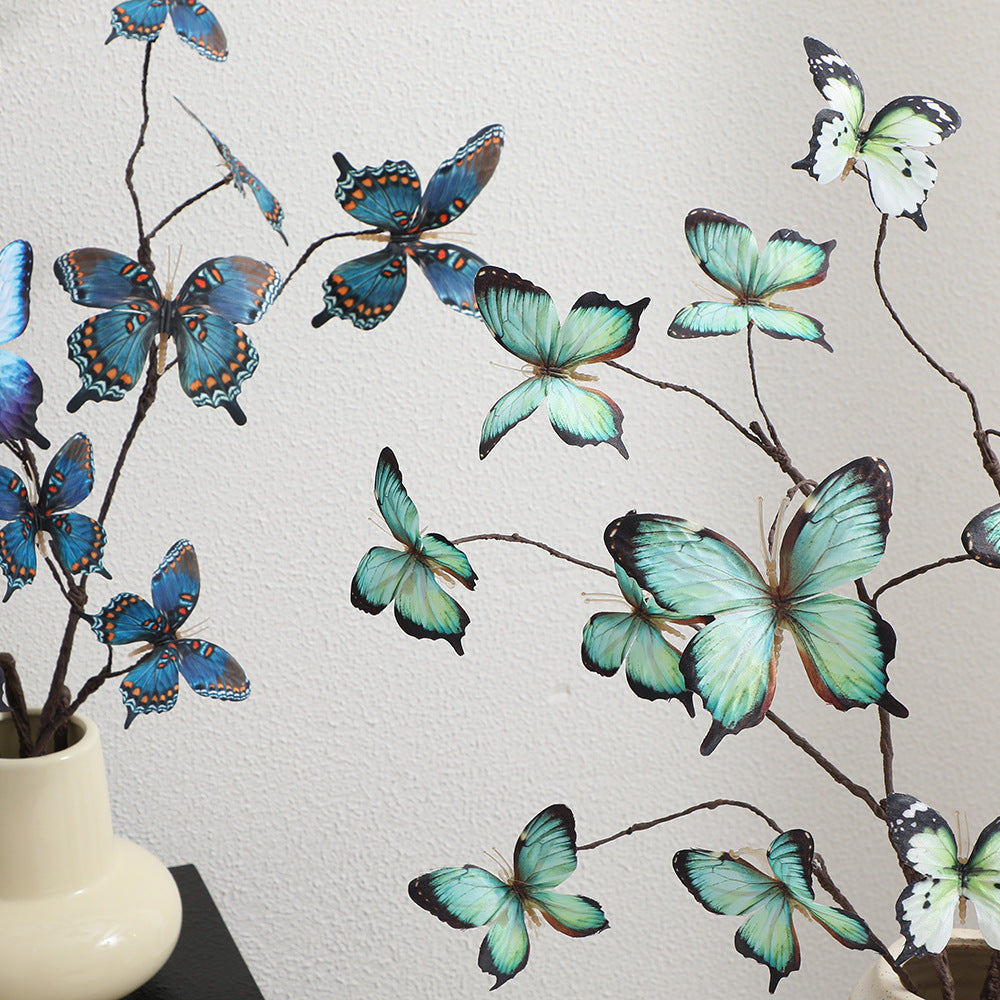 Decorative wall decoration with butterflies