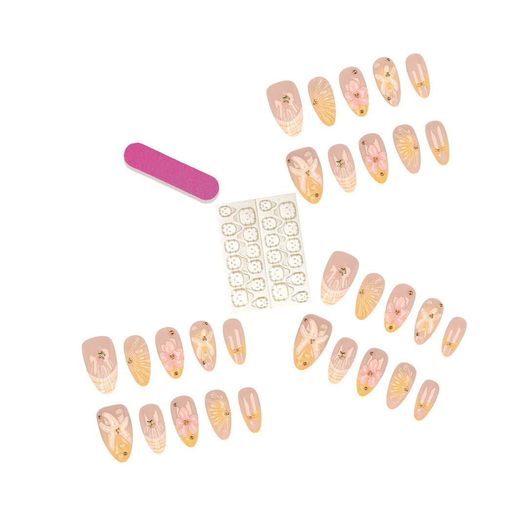 Artistic Decorative Press-On Nail Tips