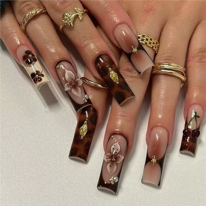 Luxury Embellished Press-On Nail Set Kalsten