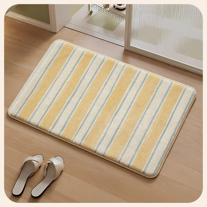 Soft Striped Bathroom Mat