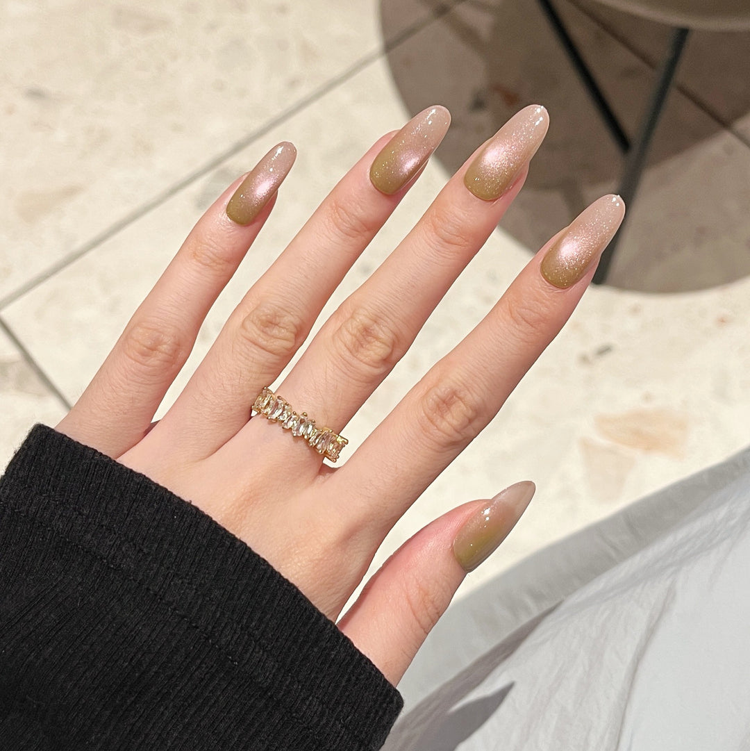 Glamorous Ombre Press-On Nail Extensions Kalsten