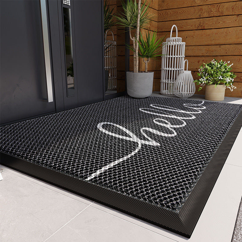 Textured Welcome Entrance Mat Kalsten