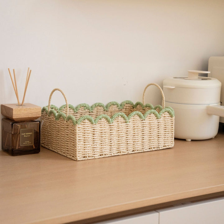 Handcrafted Woven Storage Bins Kalsten