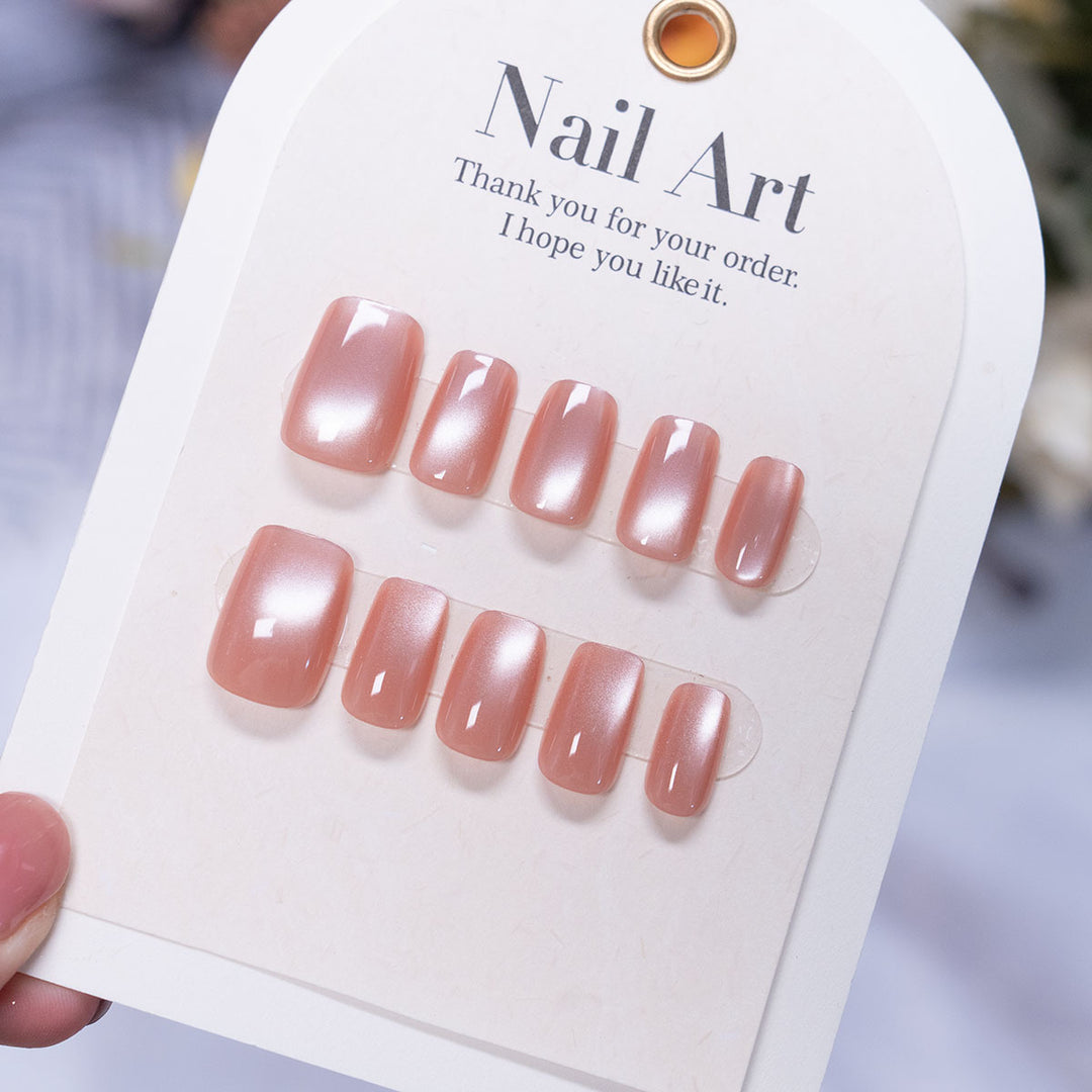 Press-On Nail Set with Elegant Glossy Finish