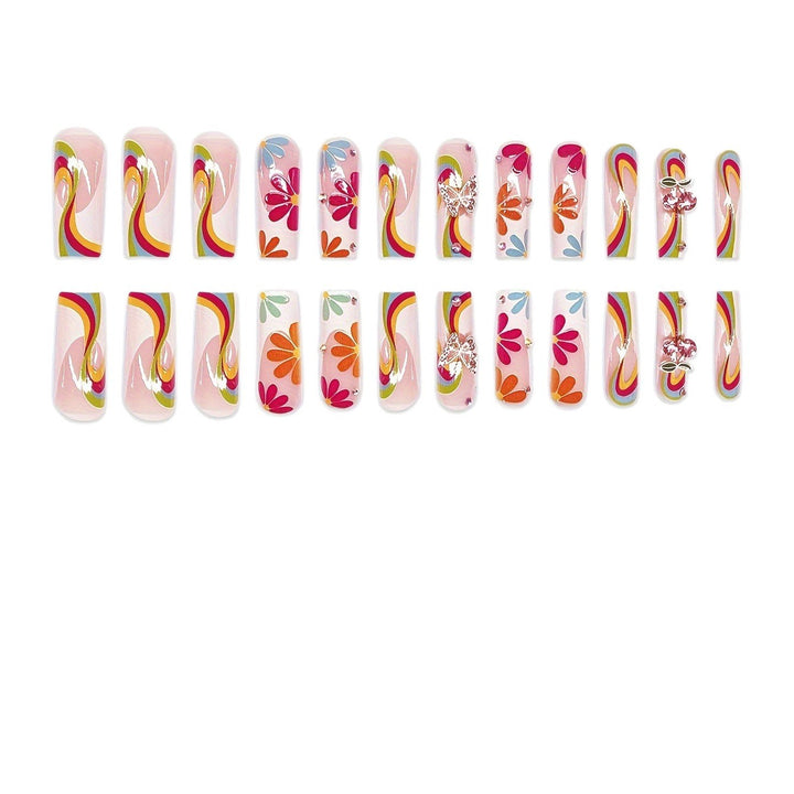 Colorful Artistic Nail Enhancements Kalsten