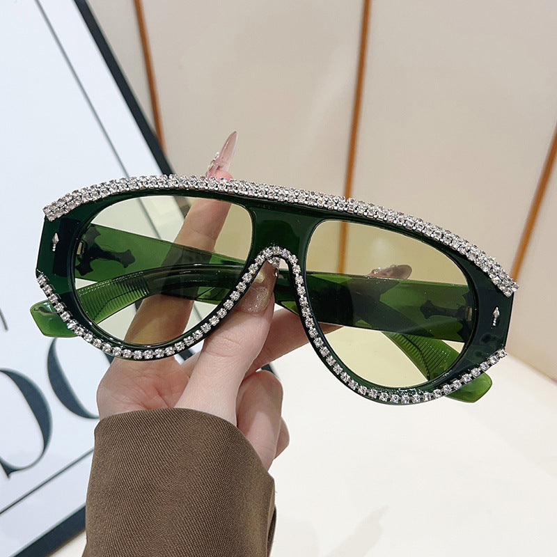 Luxury Oversized Rhinestone Sunglasses Kalsten