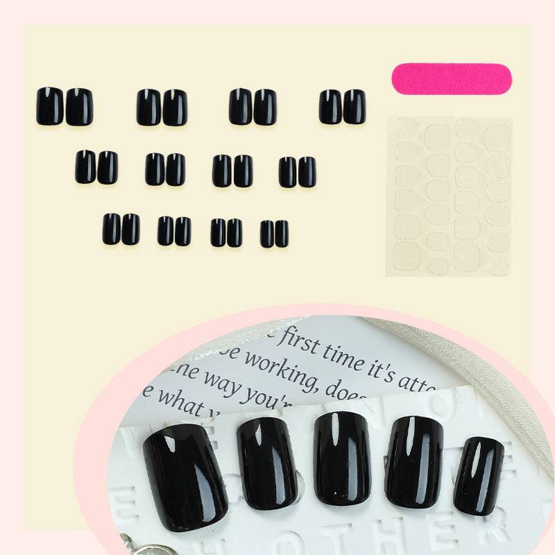 Elegant Glossy Press-On Nail Set Kalsten
