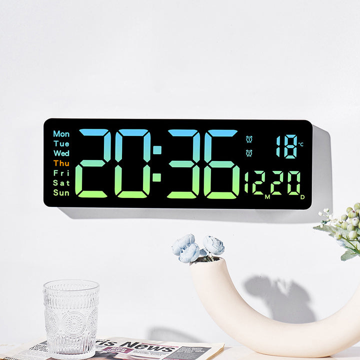 Funk alarm clock with large LED display and temperature display Kalsten