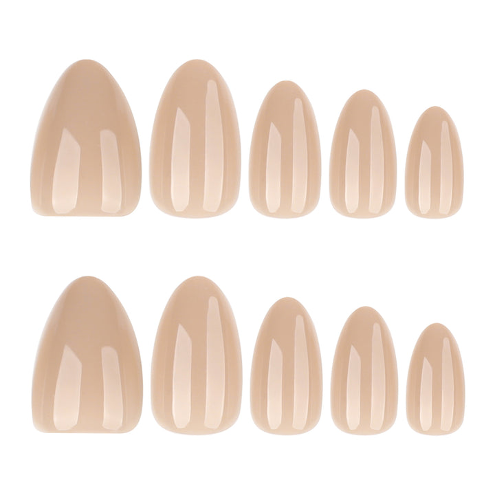 Artificial press-on nails in elegant oval design Kalsten