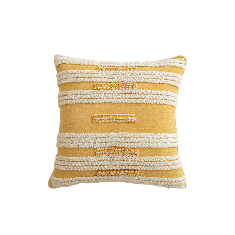 Decorative Tufted Geometric Throw Pillow Cover
