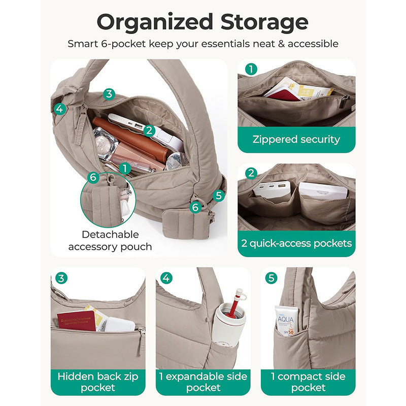 Practical shoulder bag with insulating properties and drink compartment Kalsten