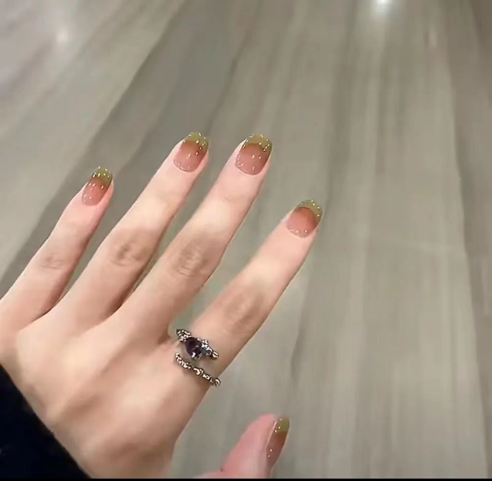 Elegant Gradient Nail Art