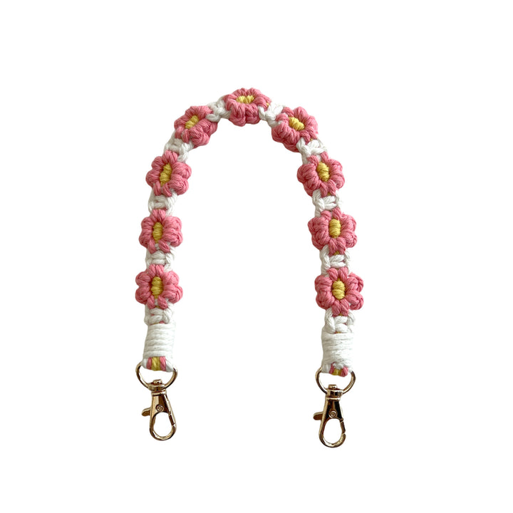 Floral Macrame Keychain Strap Kalsten