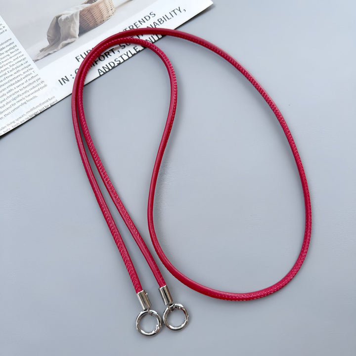 Premium Double-Ring Leather Lanyard Kalsten