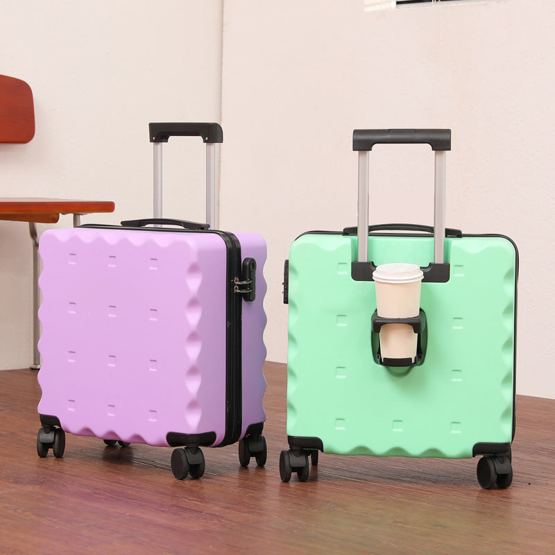 Innovative Beverage Holder Rolling Luggage Kalsten