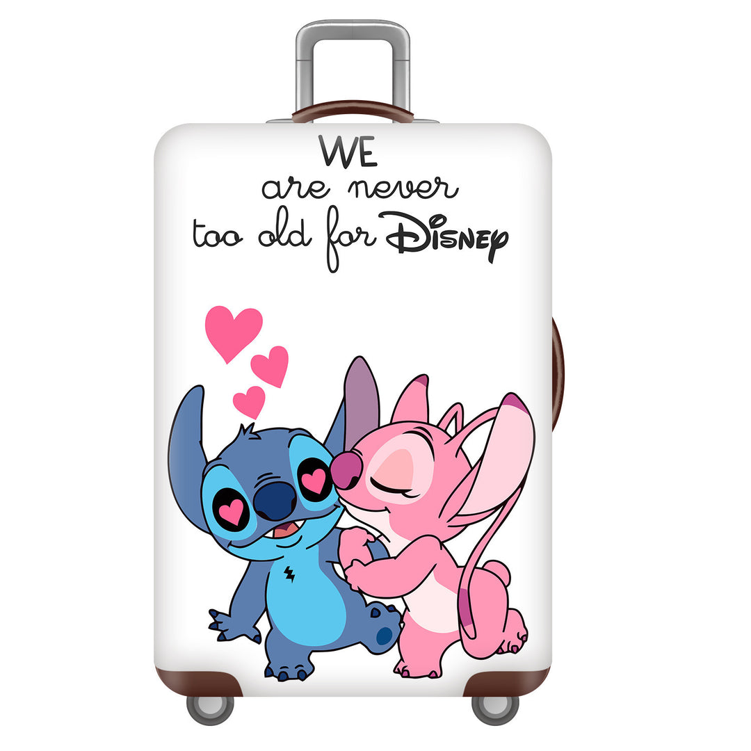 Unisex children's suitcase with reinforced hard shell, telescopic handle and Kuromi motif Kalsten