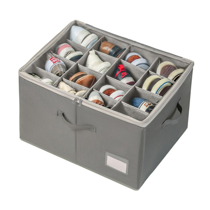 Multifunctional shoe storage box with compartments Kalsten