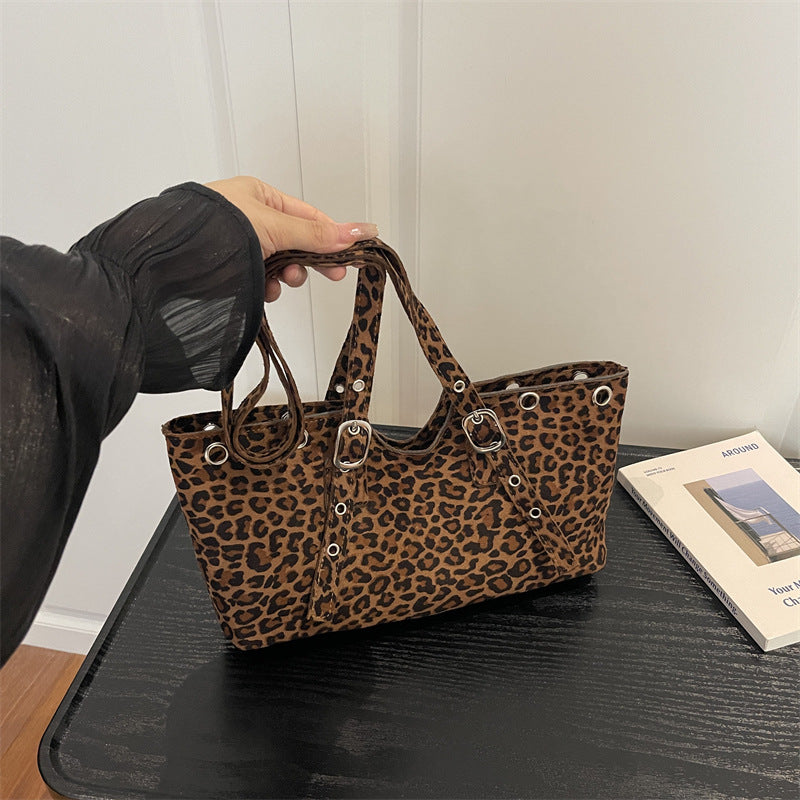 Stylish Minimalist Suede Tote Bag