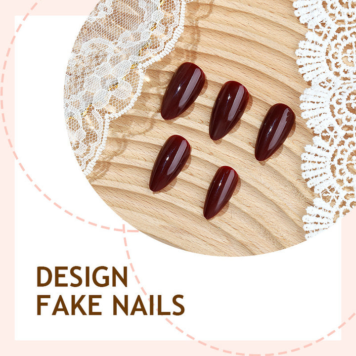 Artificial nail set in elegant stiletto shapes Kalsten