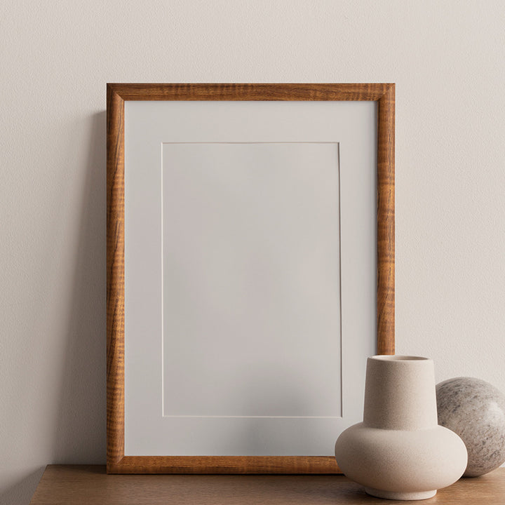 Rustic Natural Wood Photo Frame for Home Decor