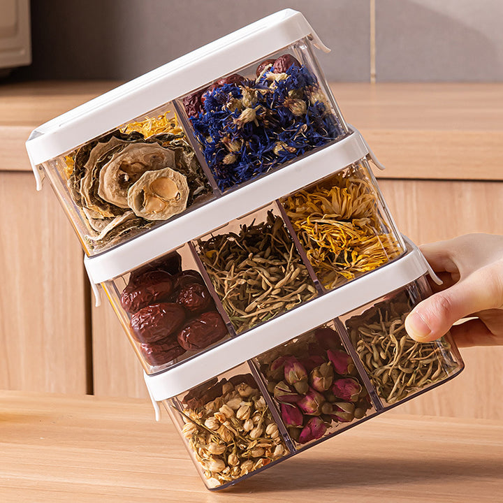 Multi-Compartment Storage Box Kalsten