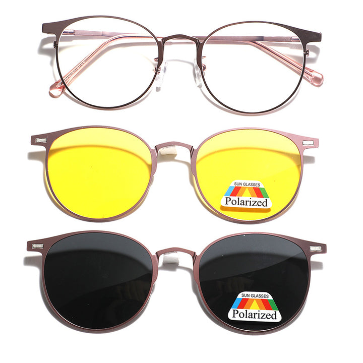 Women's fashionable sunglasses with interchangeable lenses and polarized technology Kalsten