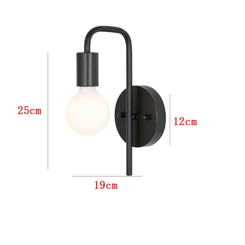 Vintage Industrial Double-Bulb Wall Sconce