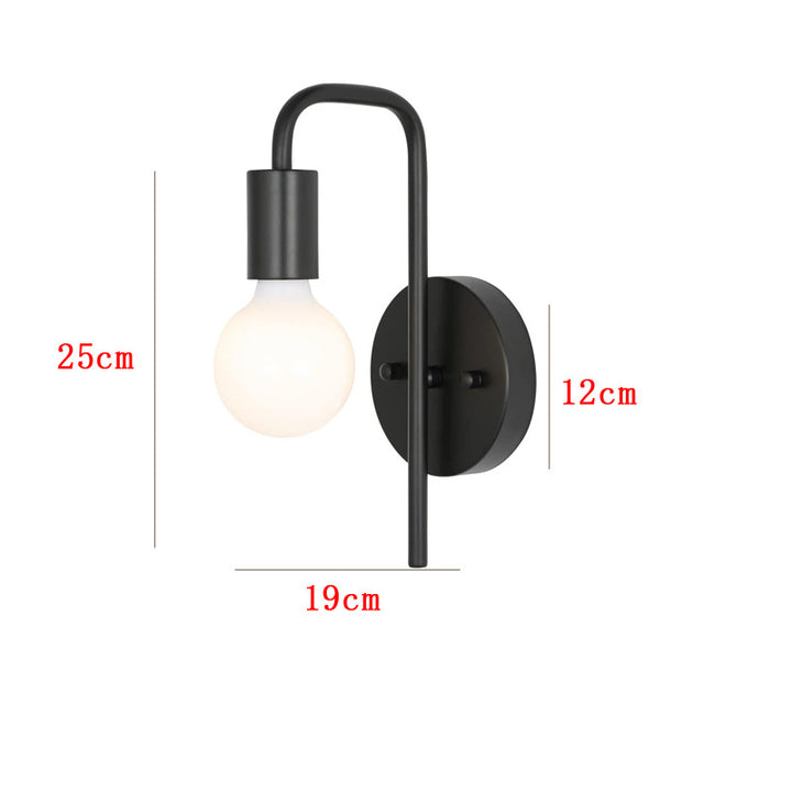 Vintage Industrial Double-Bulb Wall Sconce