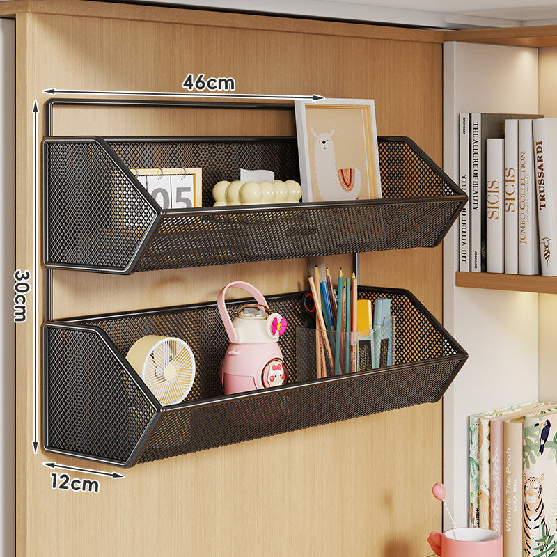 Clip-On Mesh Cabinet Edge Storage Basket Organizer