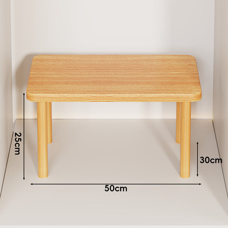 Adjustable Multi-Height Wooden Monitor Riser and Desktop Shelf