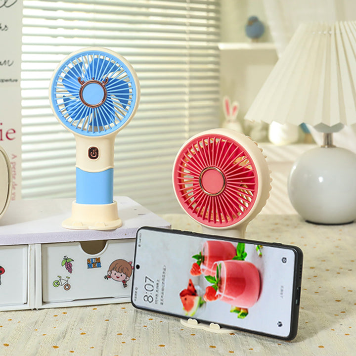 Ladies Portable Handheld Fan with Cute Animal Design Kalsten