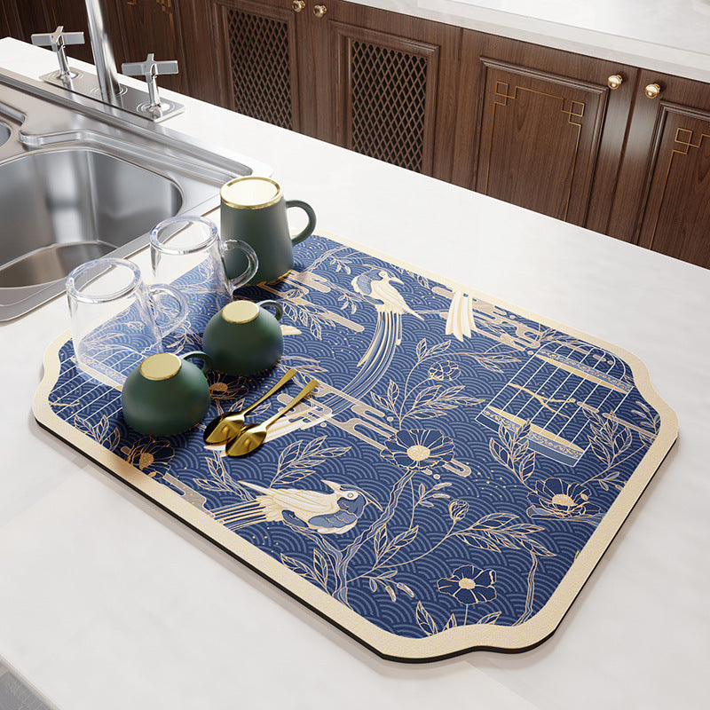 Vintage Mosaic Kitchen Counter Mat Kalsten