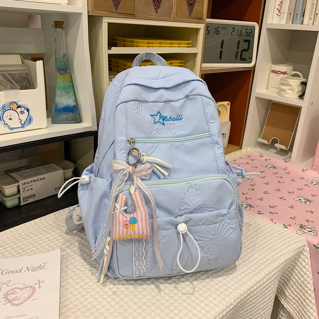 Stylish Textured Backpack Kalsten